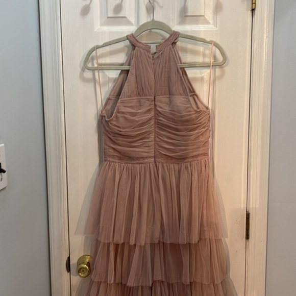 - NWT ANAYA WITH LOVE Halter Neck Tiered Maxi Dress Women’s Size 6 - Picture 8 of 17